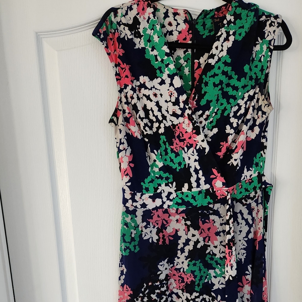Beautiful Floral Print sleeveless dress
